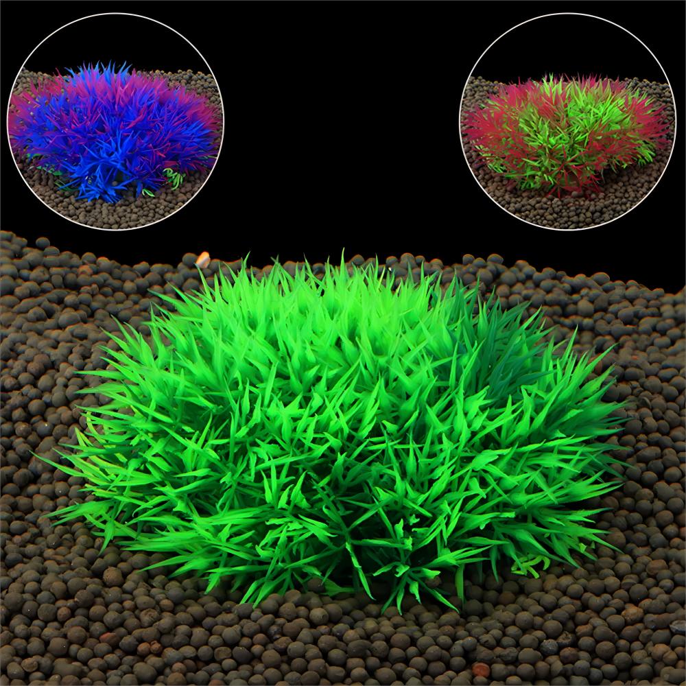 Aquarium Plant Grass - Césped Artificial para Acuario, Decoración de