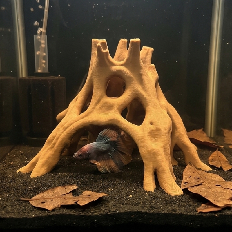 Aquarium Plant Guide - Cueva raíz Natural, escondites peces, árbol