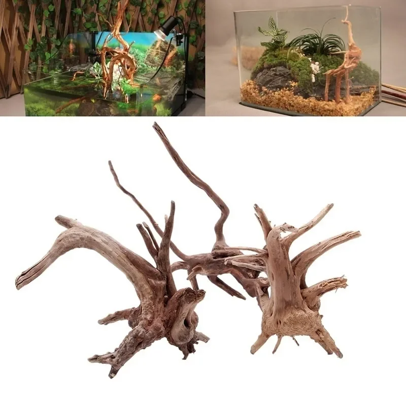 Aquarium Plant Guide - Tronco de árbol Natural de madera