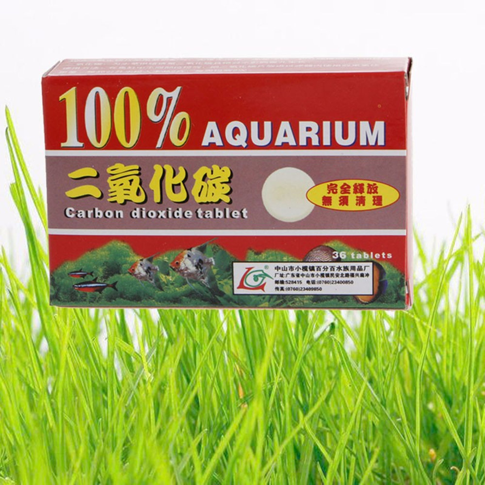 Aquarium Plant Root Tabs - 36 unids/caja CO2 tableta difusor de
