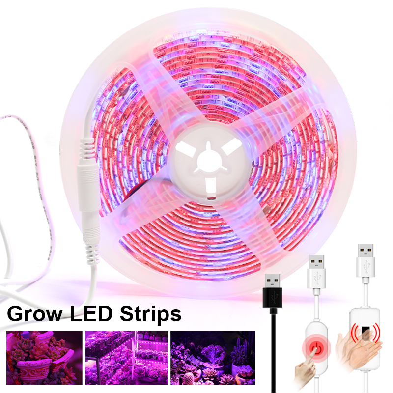 Planted Aquarium Hours - Tiras LED de 5V, cinta Phyto