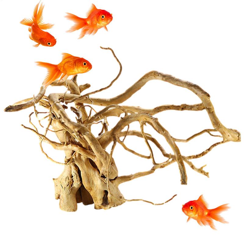 Aquarium Plant Root Tabs - Decoración de madera flotante para acuario,