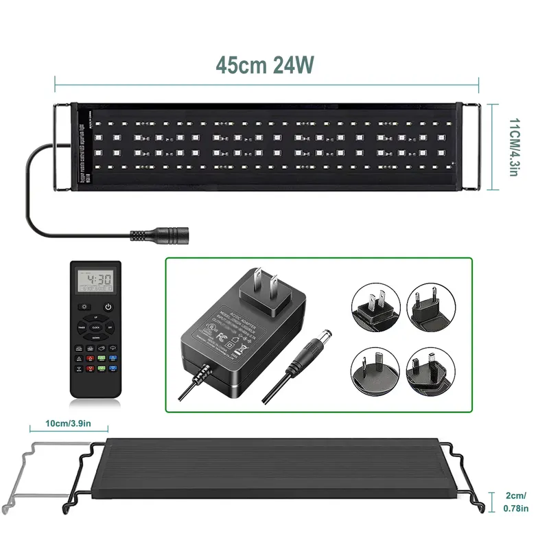 Planted Aquarium Hours - Lámpara LED Profesional para Acuario SIROKA