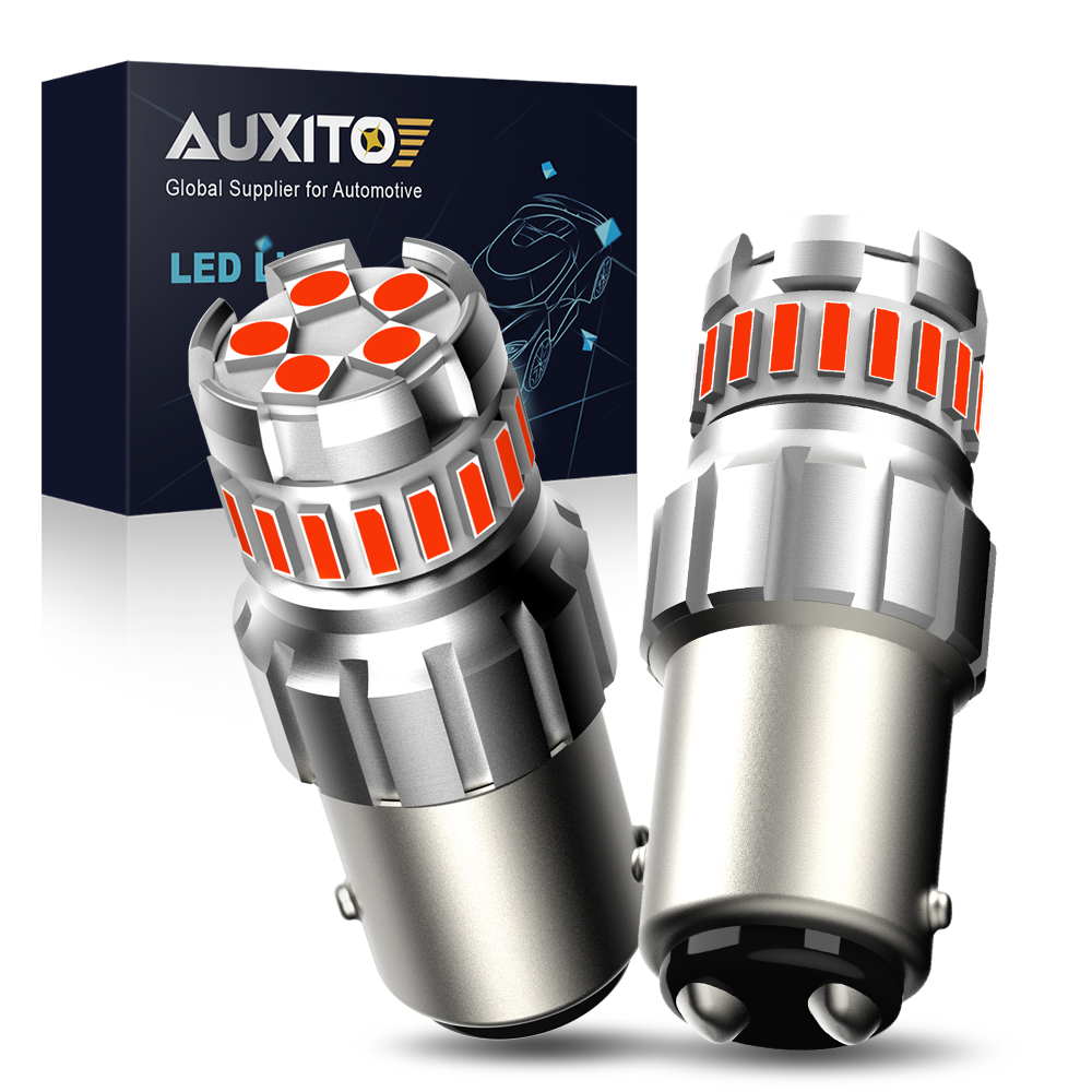 AUXITO 2 uds rojo 1157 P21/5W  - Ludwigia Super Red reseña y precio