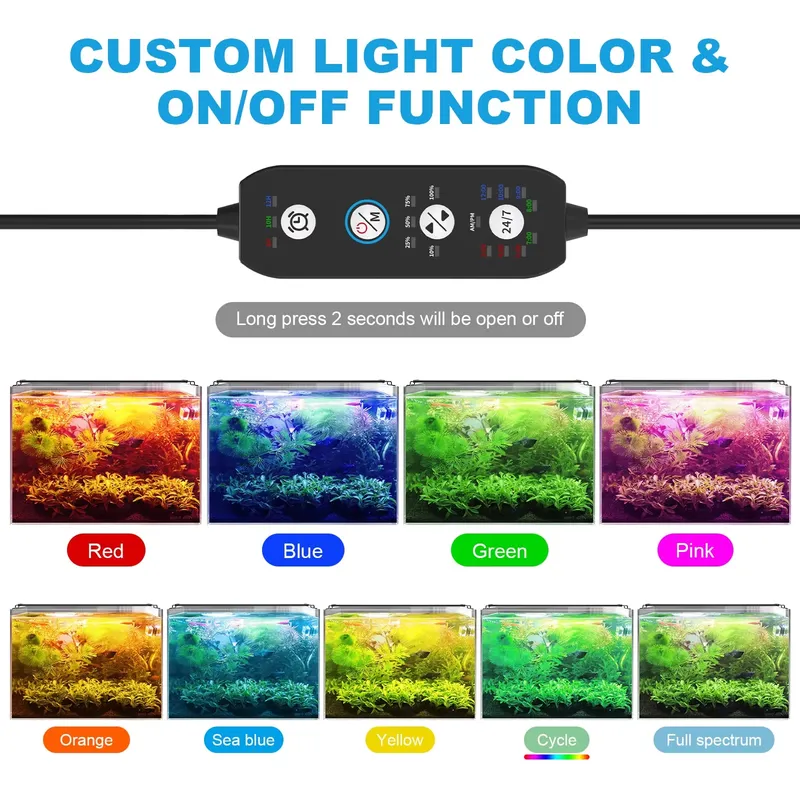 Lámpara LED para Acuario, Espe - Planted Aquarium Hours reseña y precio