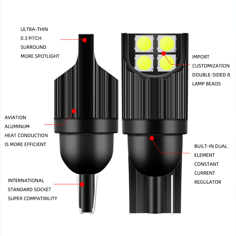2 Bombillas LED T10 W5W 194 16 - Ludwigia Super Red reseña y precio