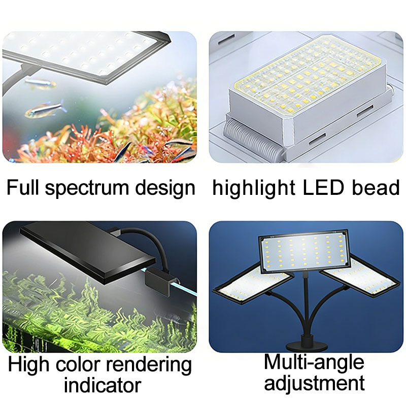 Lámpara LED de espectro comple - Aquarium Plant Grass reseña y precio