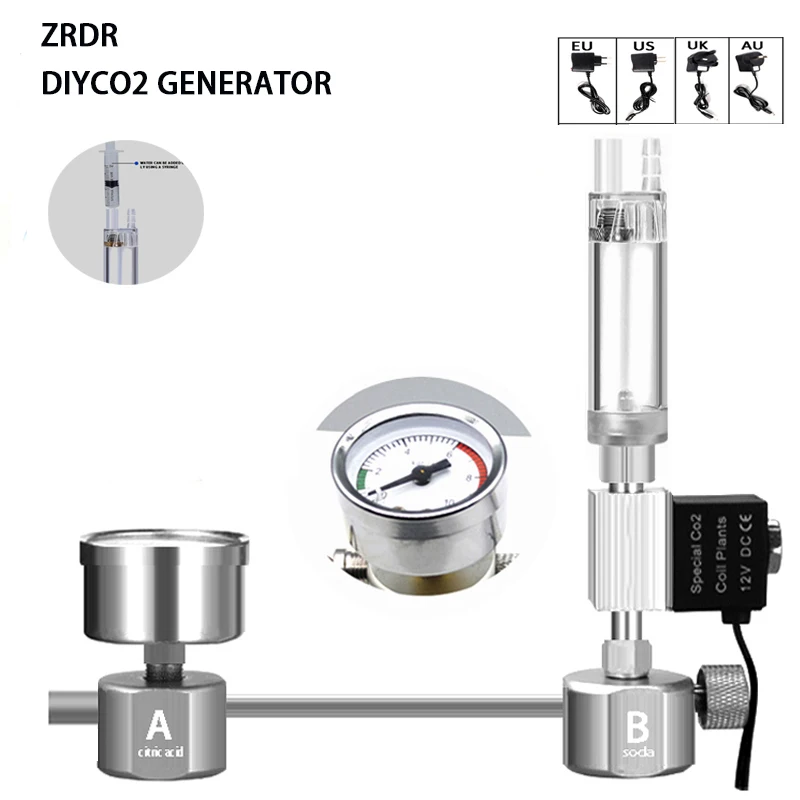Kit de sistema generador de CO - Planted Aquarium Equipment reseña y precio