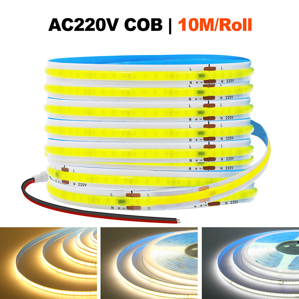 Tira de luces LED COB de 220V, - Ludwigia Super Red reseña y precio