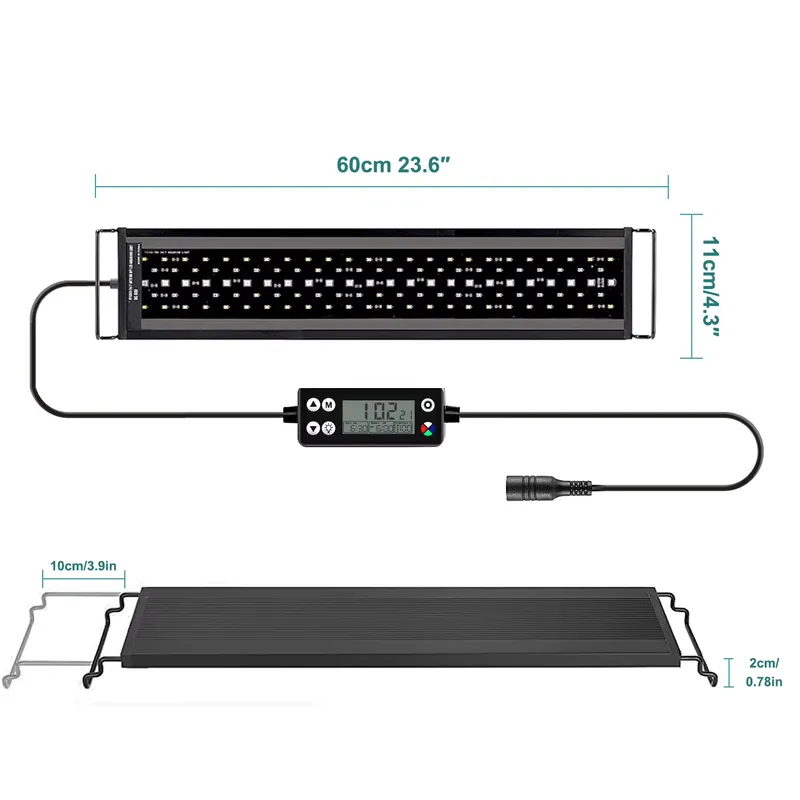 Nueva Lámpara LED de Espectro  - Planted Aquarium Hours reseña y precio