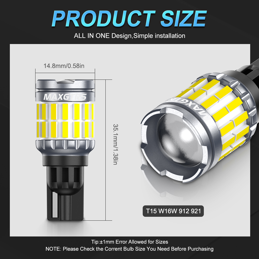 2x Luces LED de Reversa Canbus - Ludwigia Super Red reseña y precio