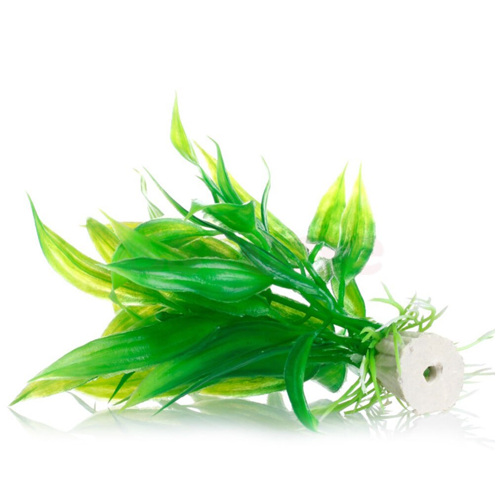 Plantas artificiales de decora - Aquarium Plant Grass reseña y precio
