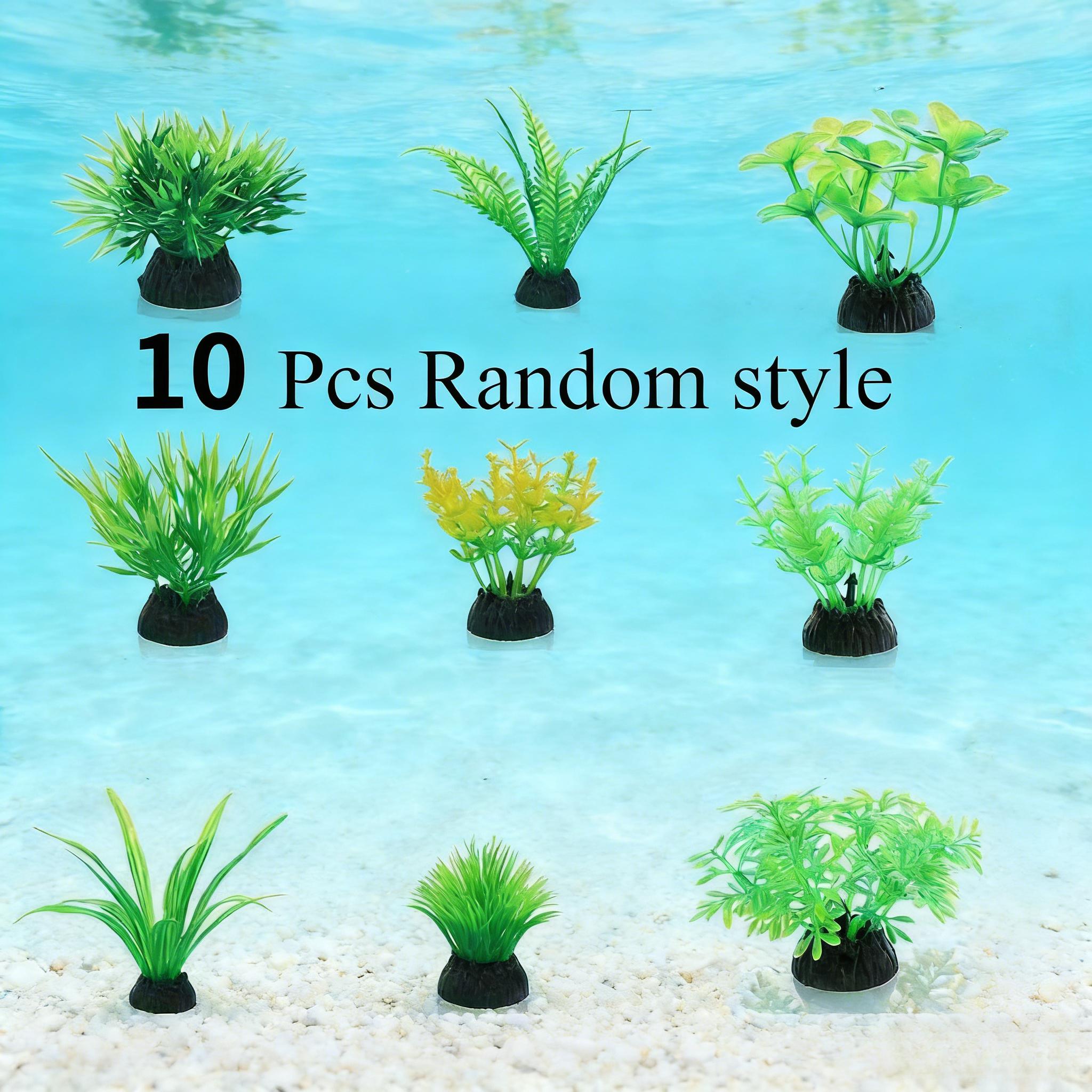 10 Piezas de Plantas Artificia - Aquarium Plant Grass reseña y precio