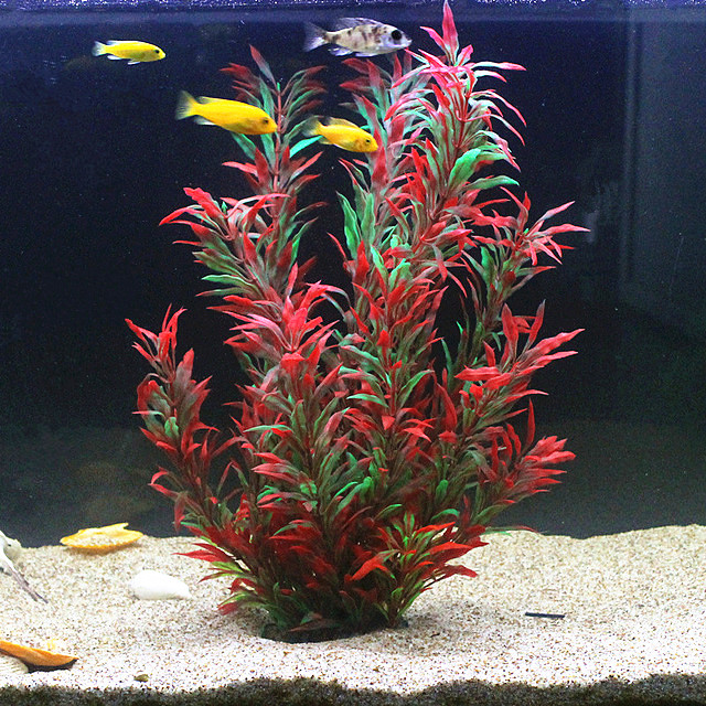 Plantas Artificiales para Acua - Aquarium Plant Grass reseña y precio