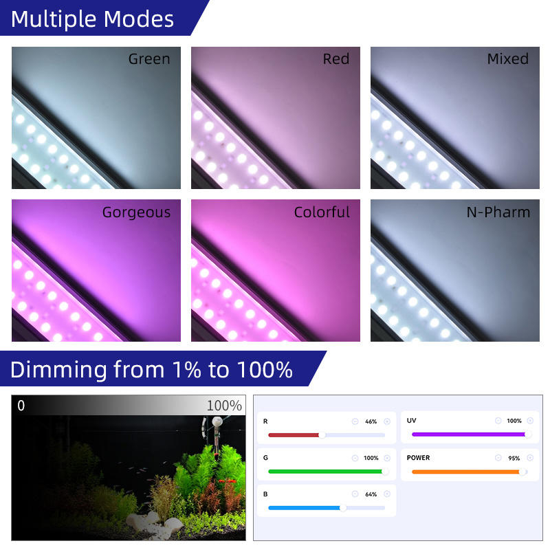 Lámpara LED Inteligente para P - Aquarium Plant Grass reseña y precio