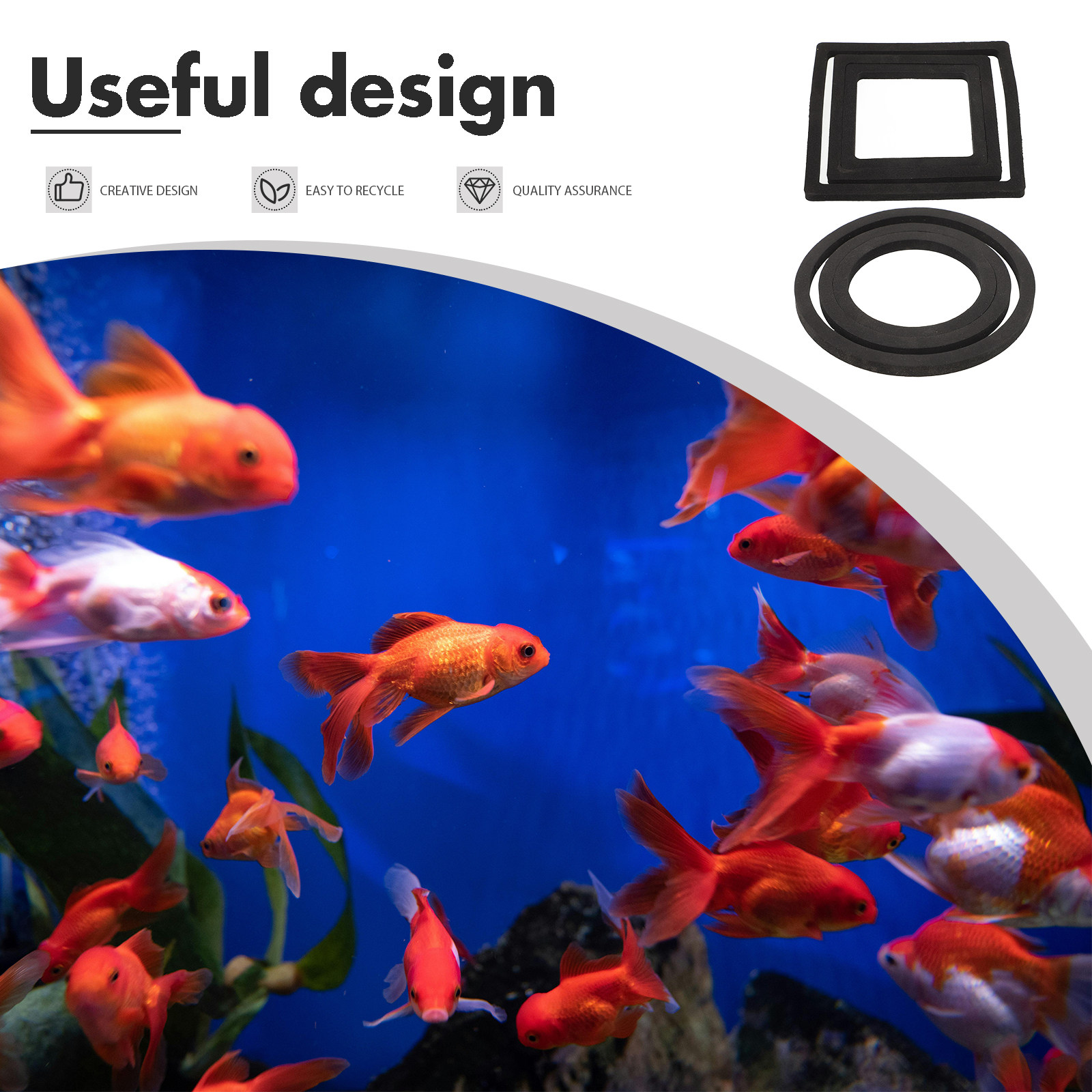 Anillos flotantes para aliment - Aquarium Planted Setup reseña y precio